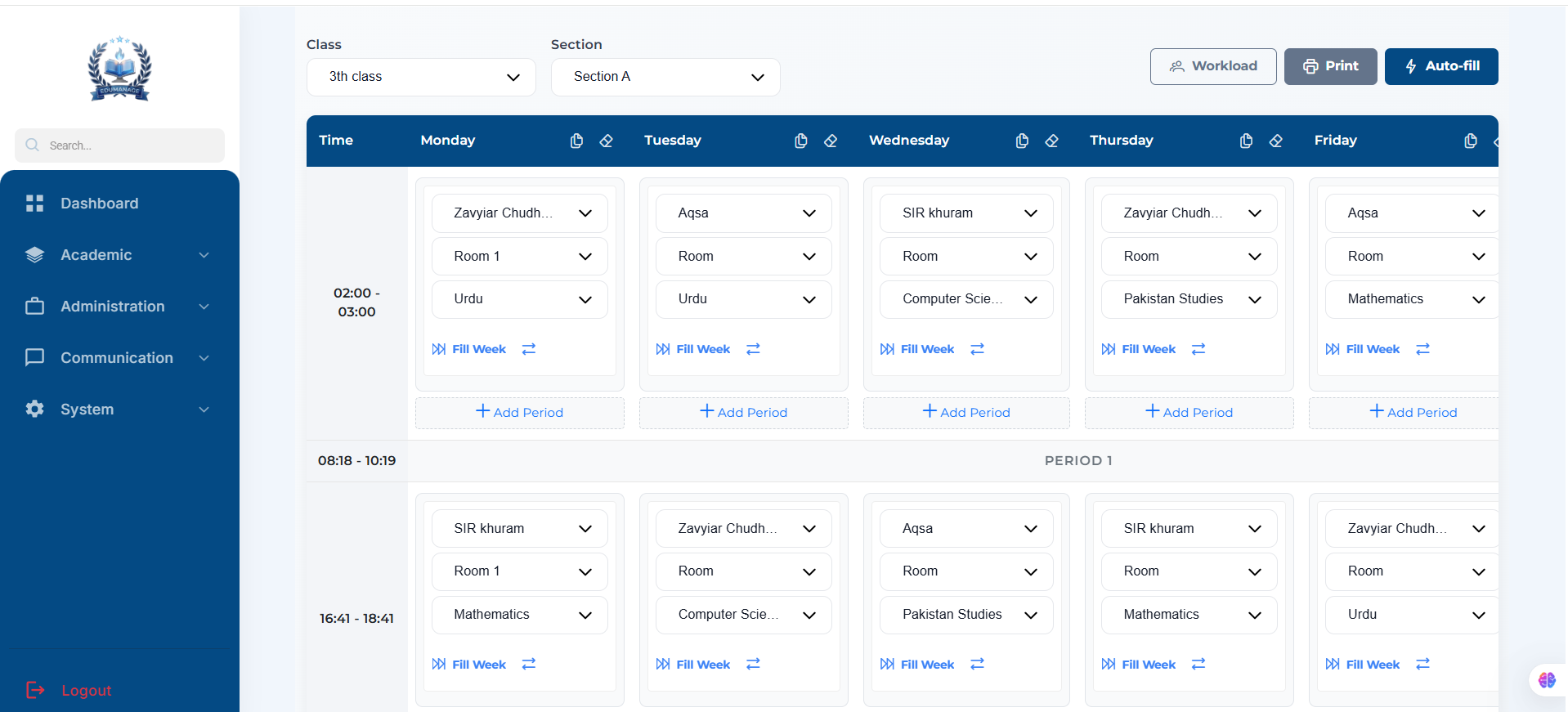 Edu Manage screenshot 3